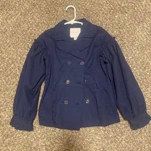 Janie and Jack Navy Trench Coat